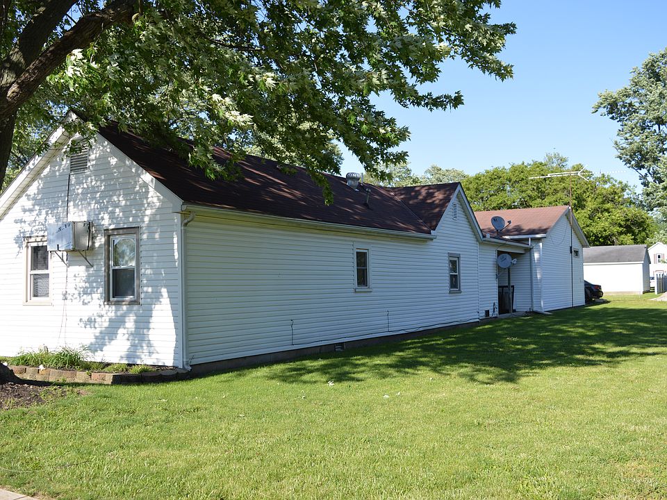 South side of house