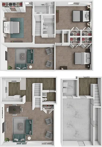 Floor plan Maple Townhome