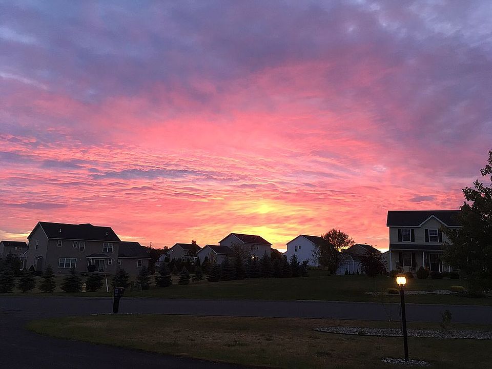 Sunrises out front door