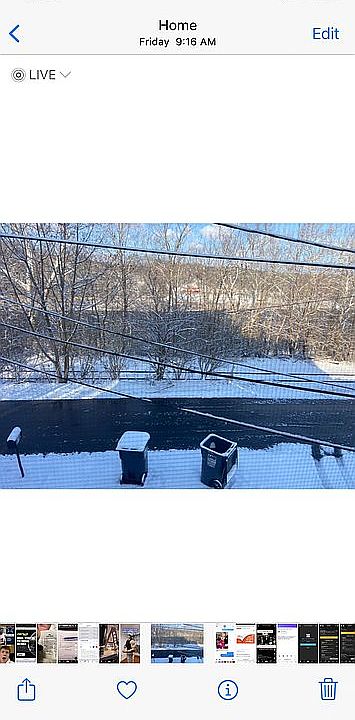View of river from bedroom
