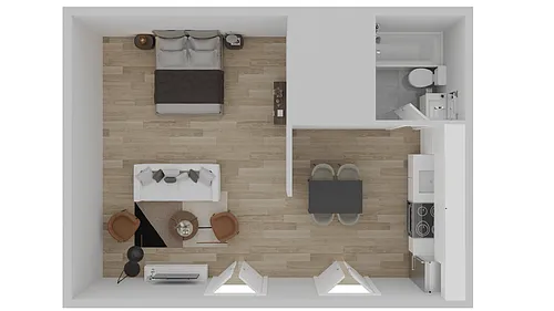 Floor plan Studio