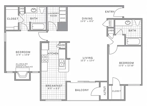 Floor plan B3 Garage