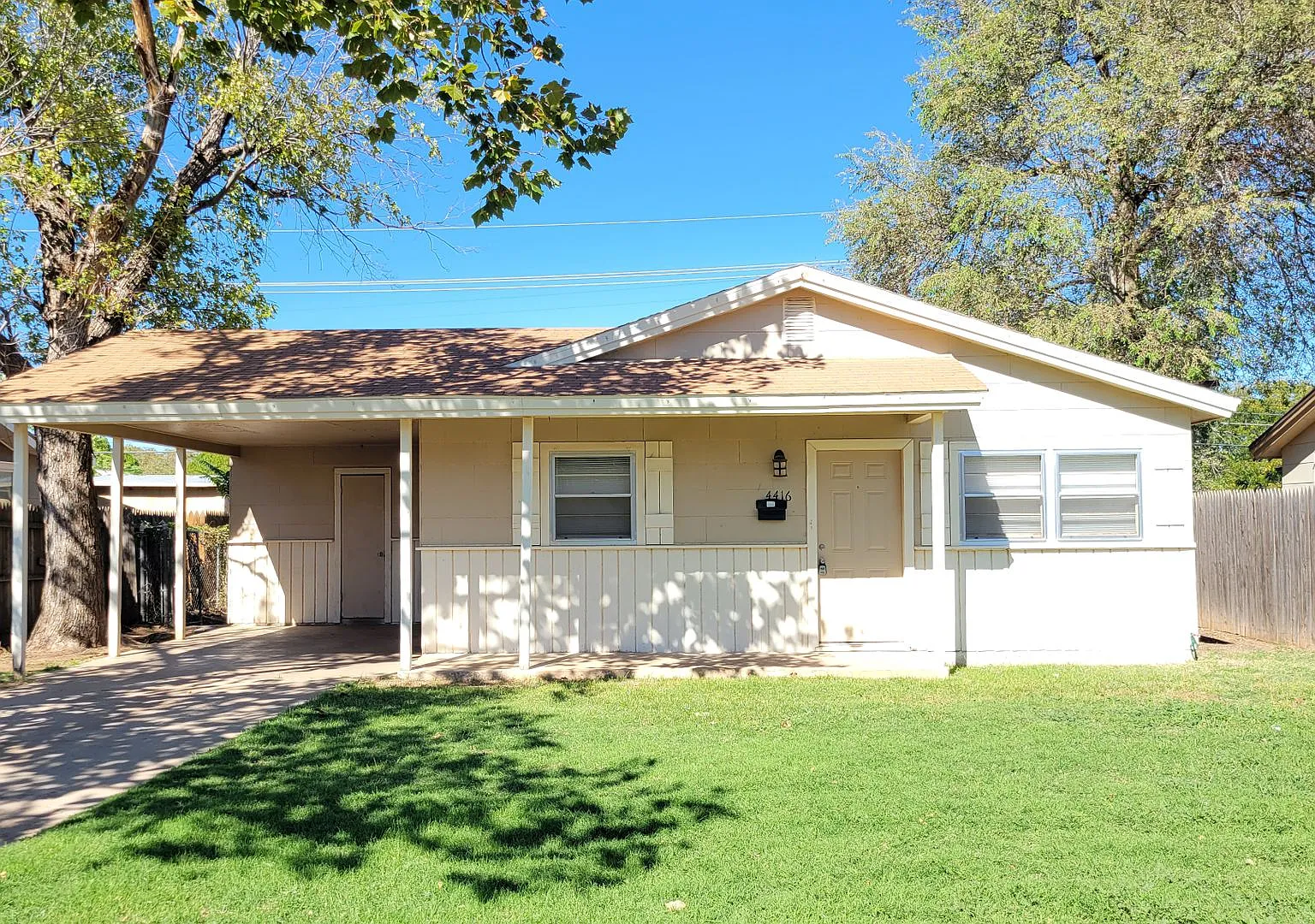 Updated 3-Bedroom Home with Carport and Fenced Yard | 4416 37th Street — Photo 1