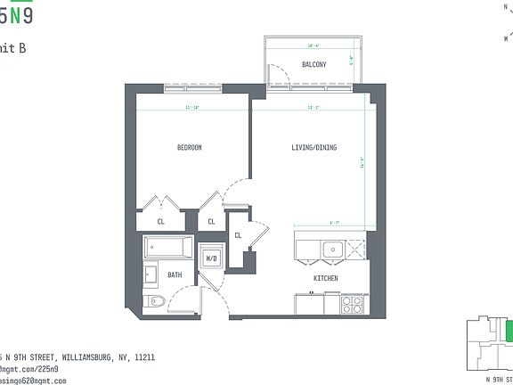 2nd image of 225 N 9th St APT 7B