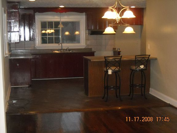 updated kitched with island