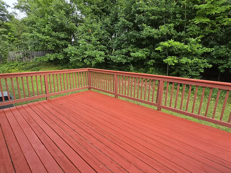 wooden deck