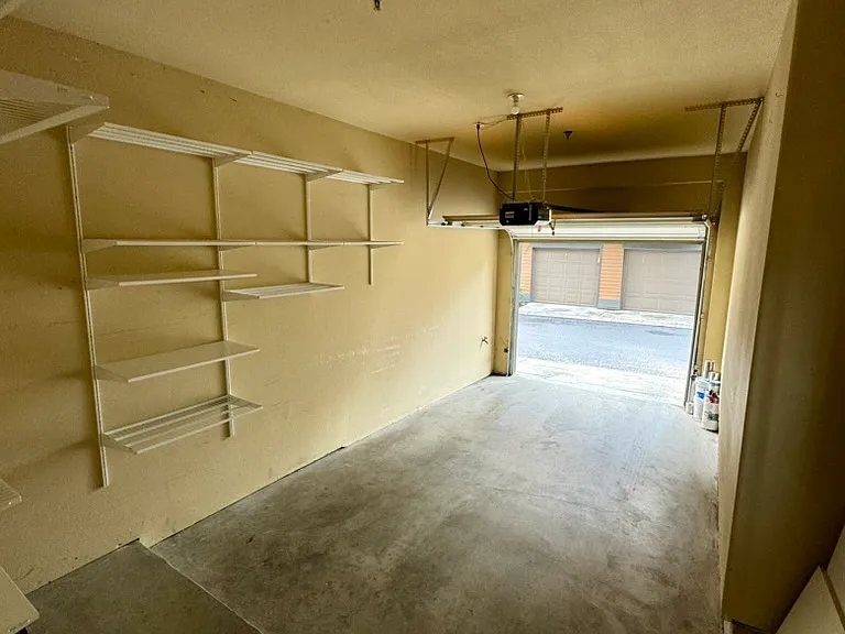 Garage with built-in storage