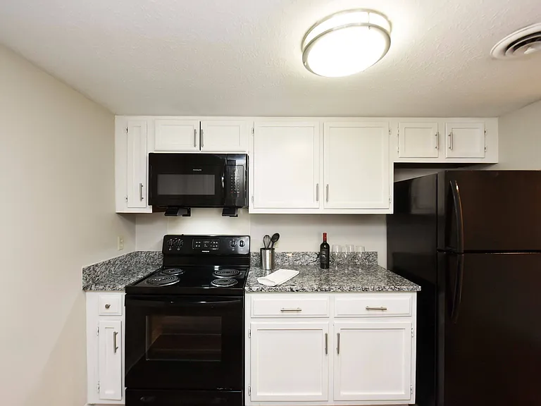 Kitchen + Black Appliances