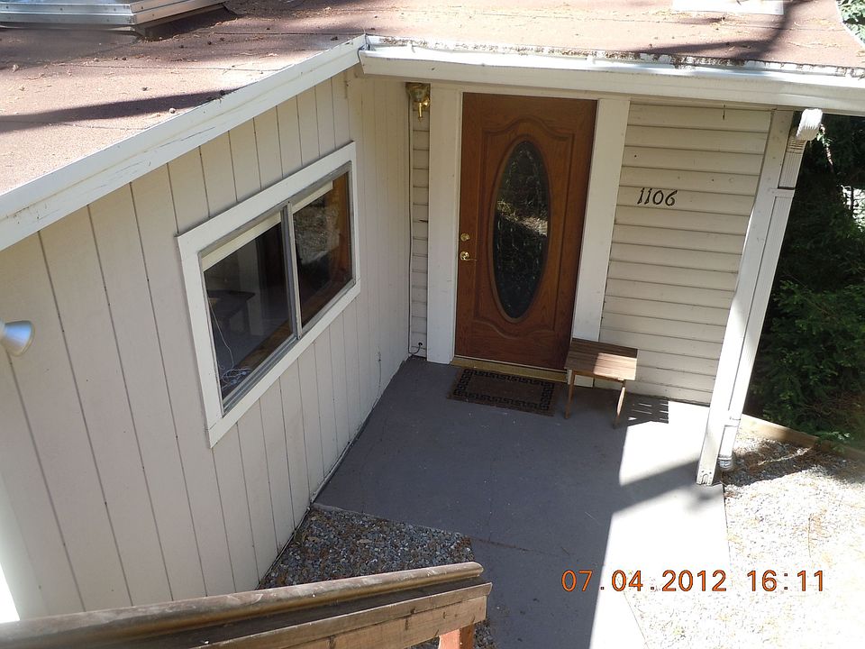 Entering the house