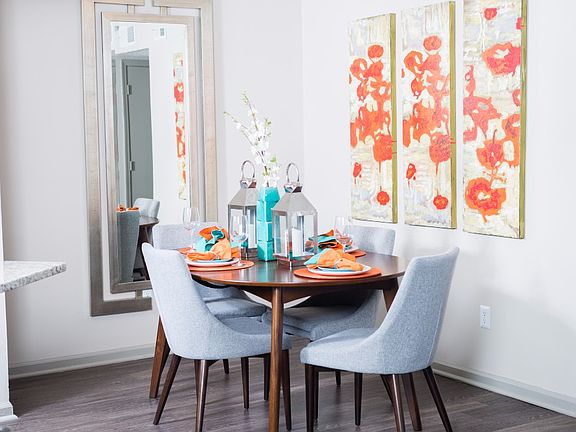 Dining Room with Wood-style Flooring