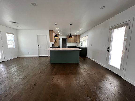 Great room looking toward kitchen.