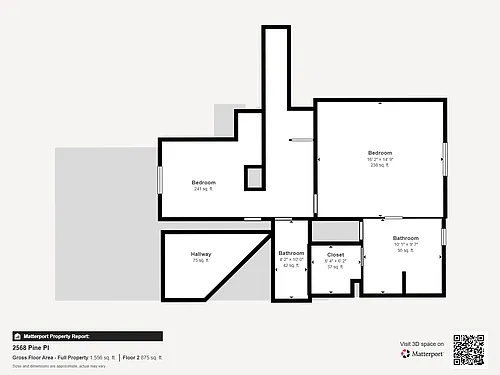 Floor plan 3 Bedroom 2 and a half Baths