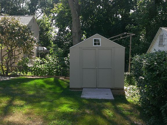 Backyard storage shed