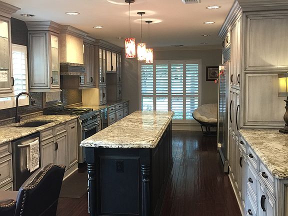 Kitchen with custom cabinets