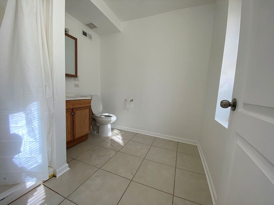 The large new bathroom has a single unit encapsulated shower to make keeping it clean a breeze!