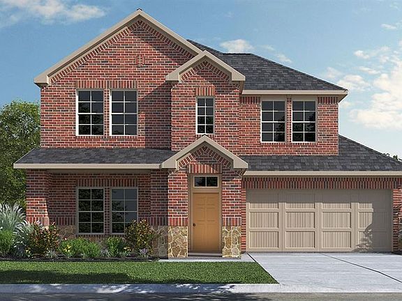 D.R. Horton's Robin Floorplan Elevation D. Photos shown here may not depict the specified home & features included are for illustration purposes only