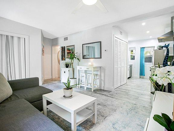 Living Room, View into Kitchen