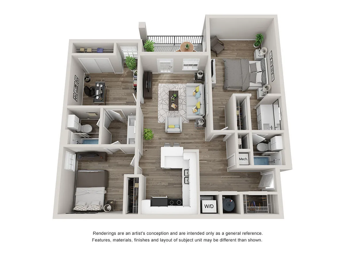 Floor plan Pecan