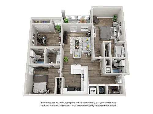 Floor plan Pecan
