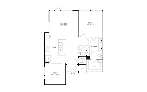 Floor plan 1Ca