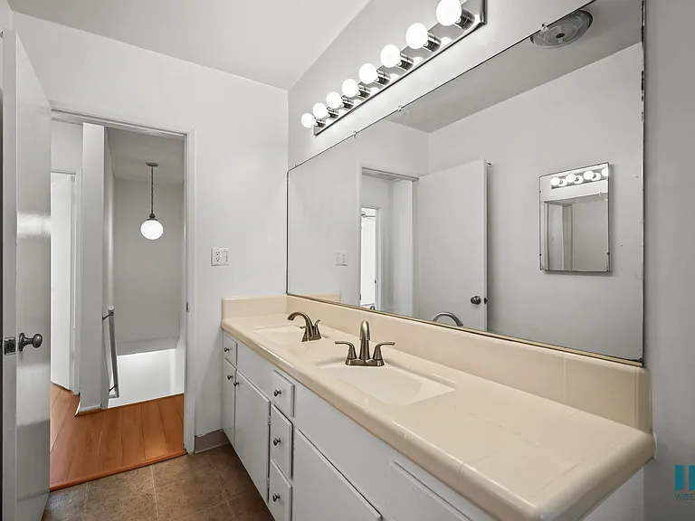 Bathroom with Vanity Cabinet Storage