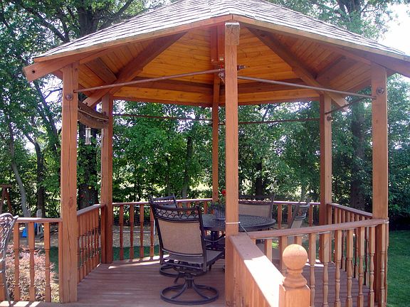 custom deck/gazebo