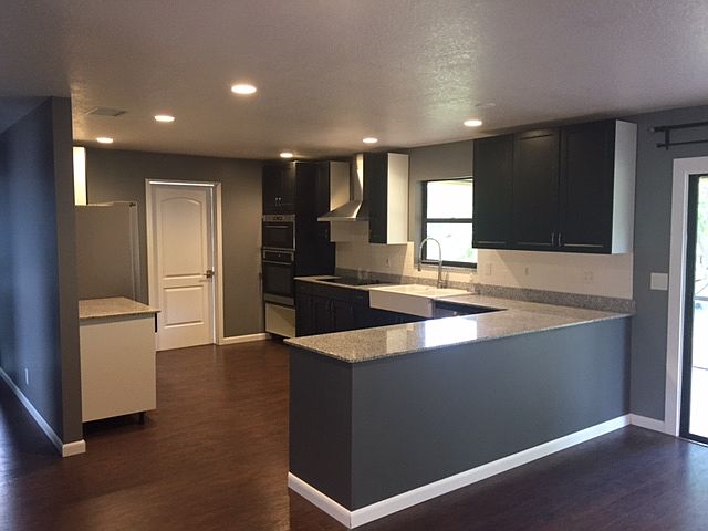 New cabinets and appliances 