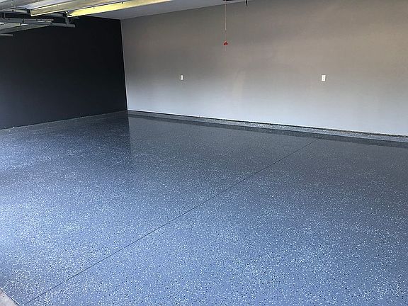 Epoxy 3 car garage