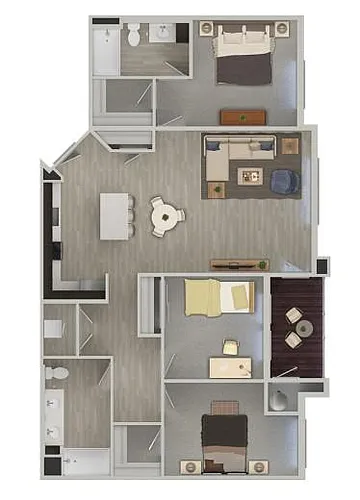 Floor plan 3A