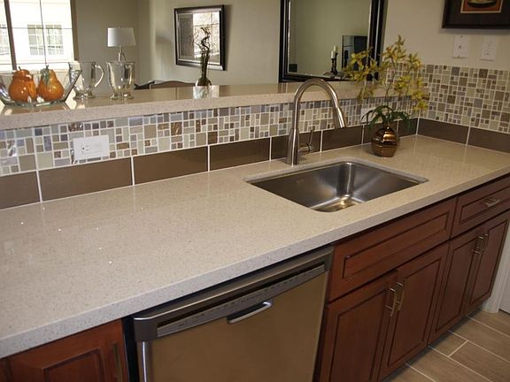 Beautiful Counters. Maple Cabinets. Soft-close Drawers