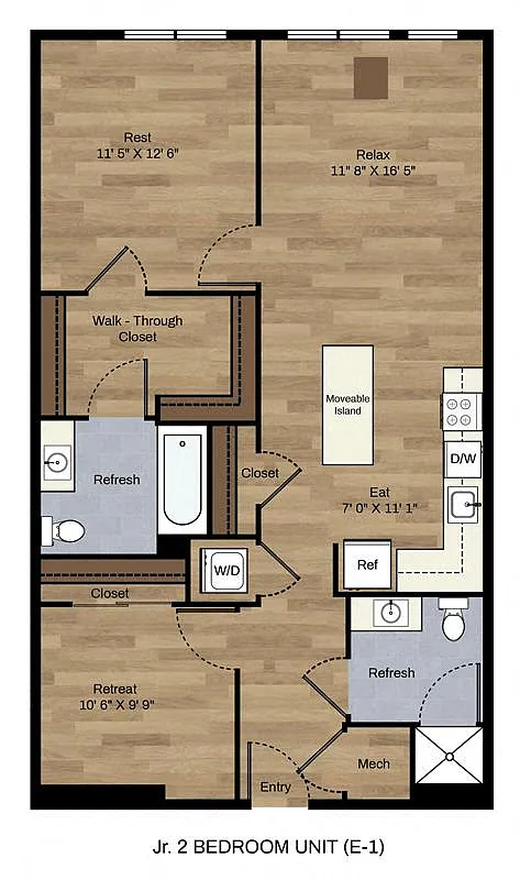 Floor plan E-1