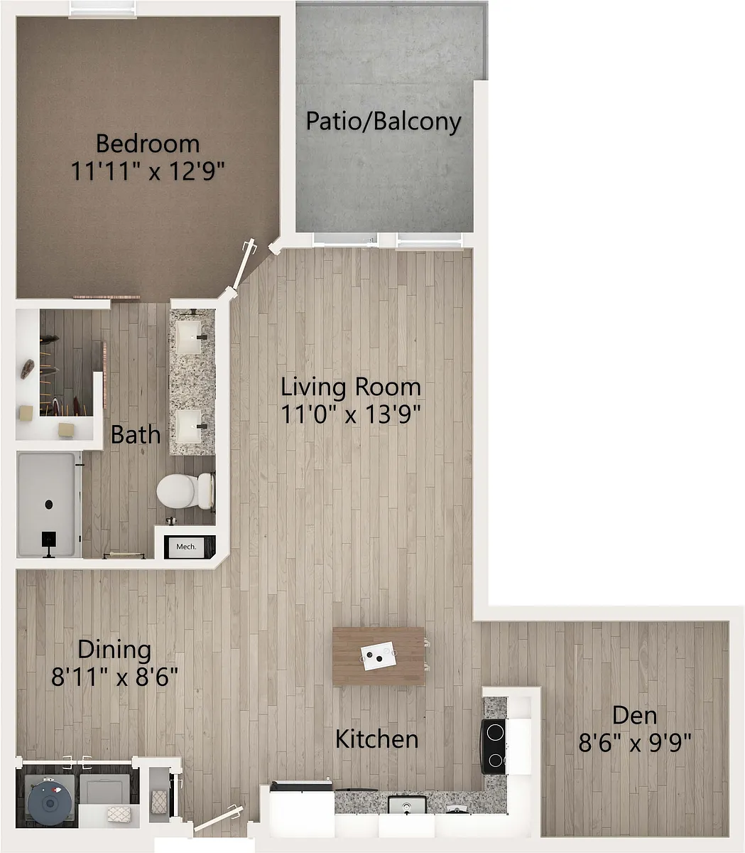Floor plan A3B