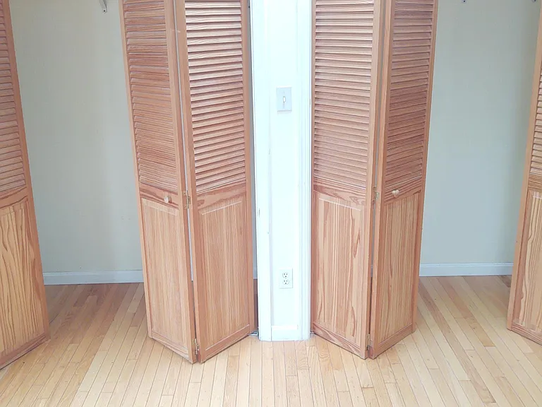 Double closets primary bedroom