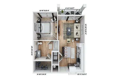 Floor plan A1A