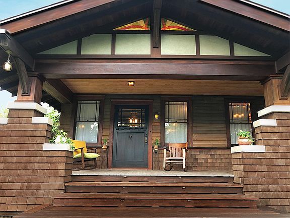 Welcoming porch
