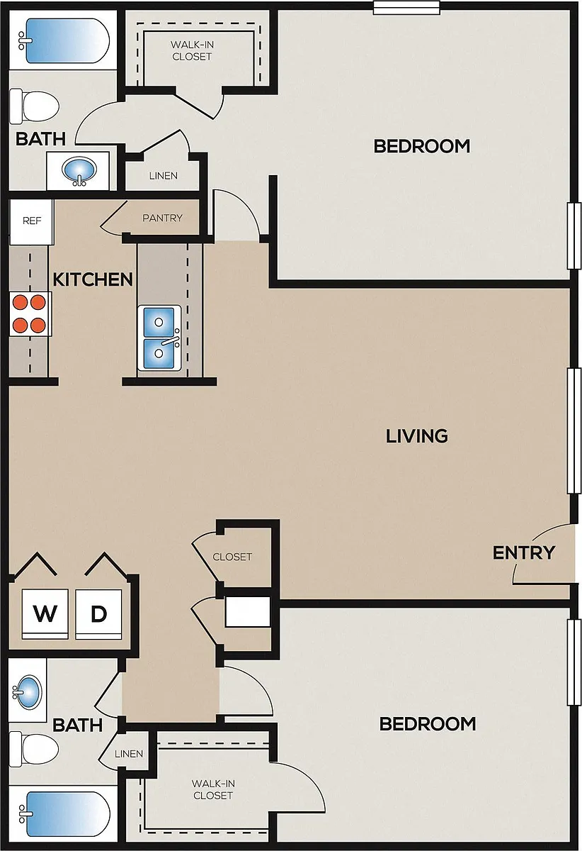 Floor plan 2B