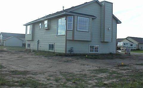 Rear Elevation During Constr