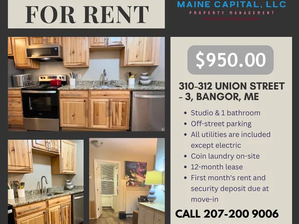 310-312 Union Street - 3, 312 Union Plz, Bangor, ME 04401