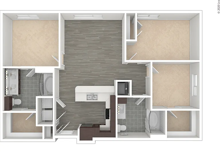 Three bedroom apartment at Argon