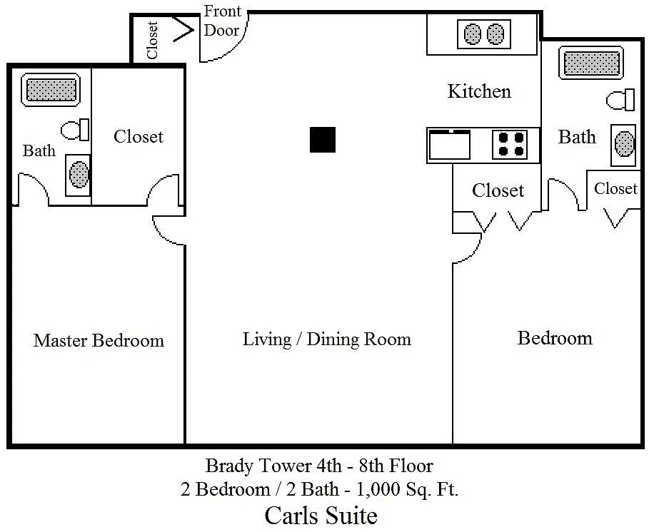 Floor plan Carl's