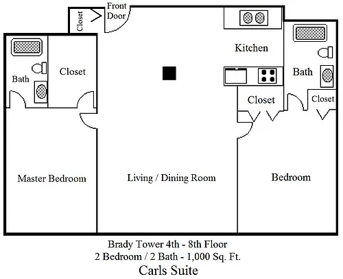 Floor plan Carl's
