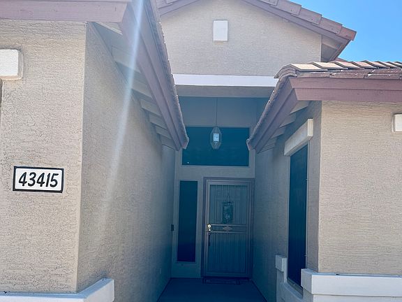 View of front entrance and front door.