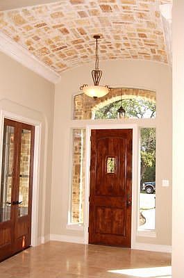 Faux Ston Barrel Ceiling