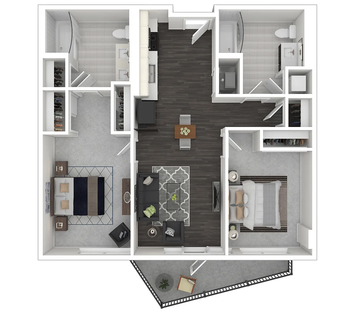 Floor plan 2B