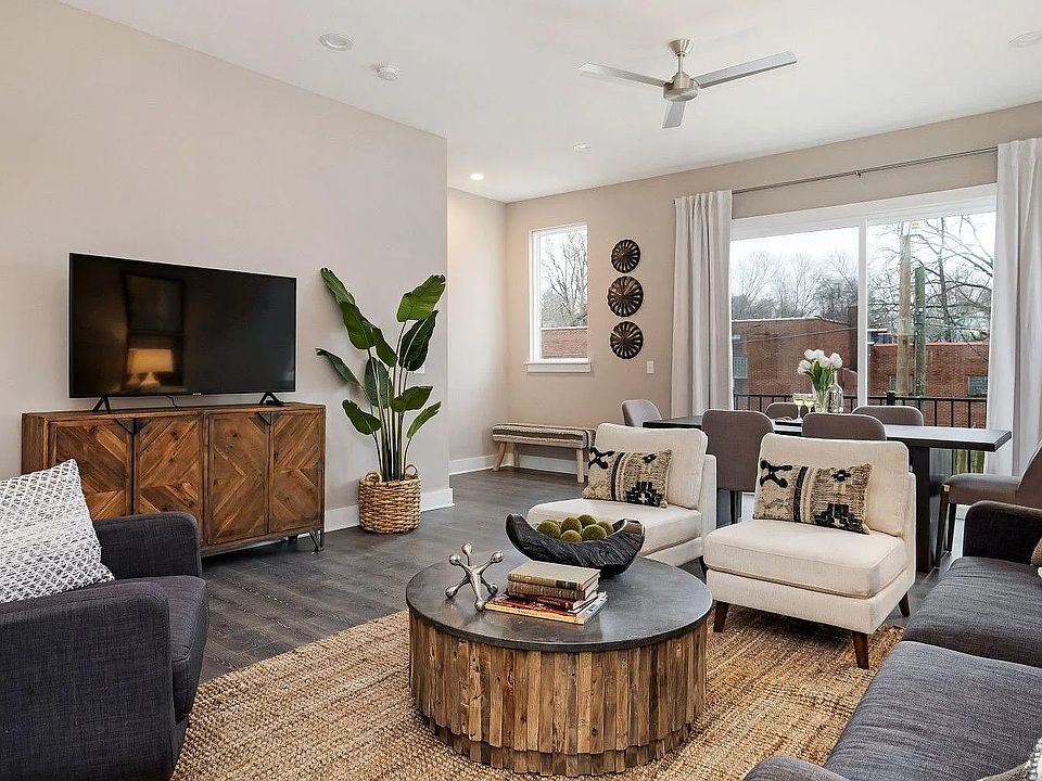 staged living room option