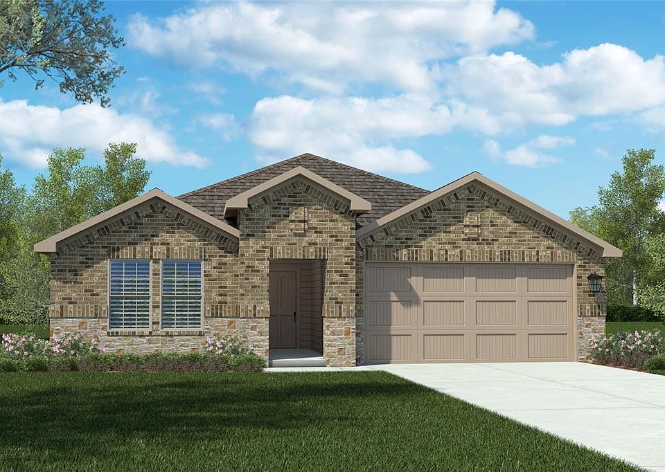 D.R. Horton's Elgin floorplan, Elevation B. All Home and community information, including pricing, included features, terms, availability and amenities, are subject to change at any time without notice or obligation. All Drawings, pictures, photographs, v
