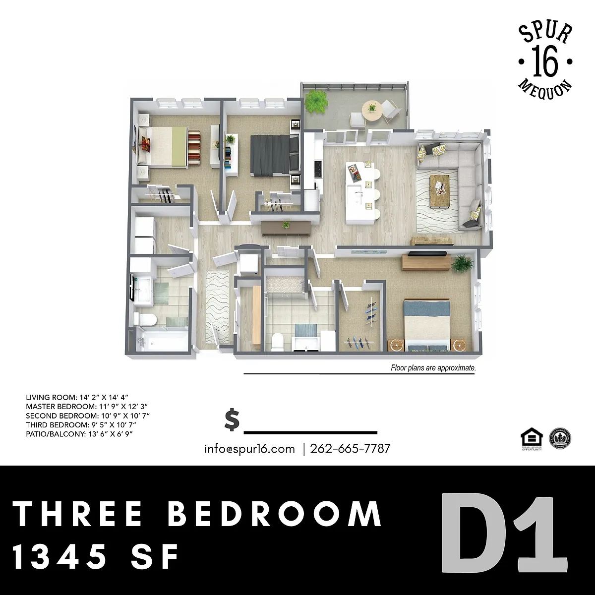 Floor plan D1