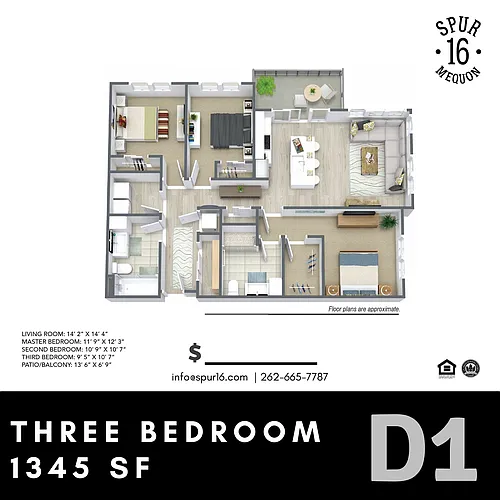 Floor plan D1