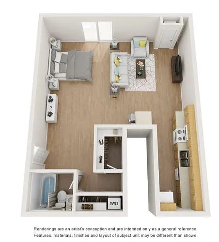 Floor plan Studio