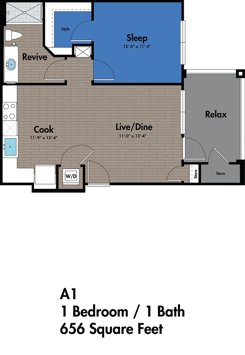 Floor plan A1
